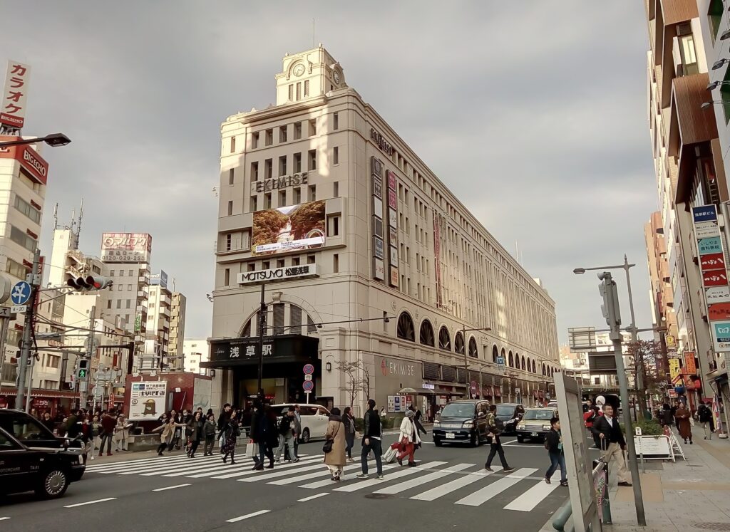 再現 東武浅草駅 外観