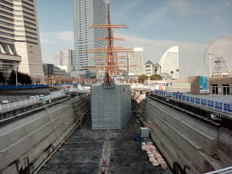 横浜船渠 1号ドック 光景写真
