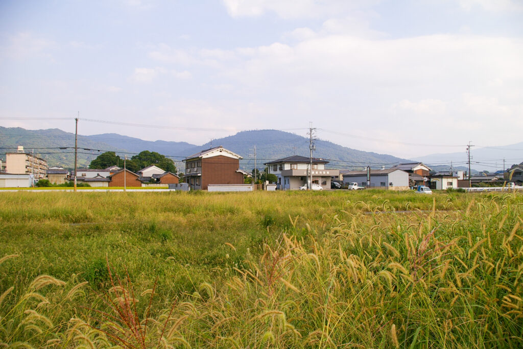 纒向石塚古墳 光景写真