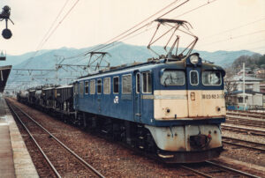 ED62形 電気機関車 走行写真
