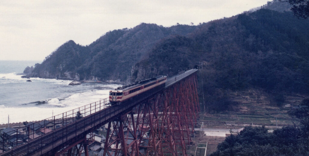 余部鉄橋 光景写真