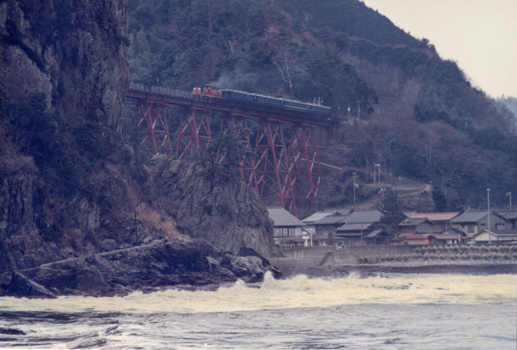 余部鉄橋 光景写真