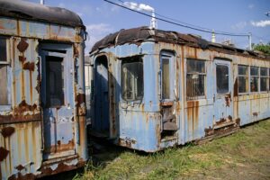 鉄道 車庫 留置線 01 - 写真